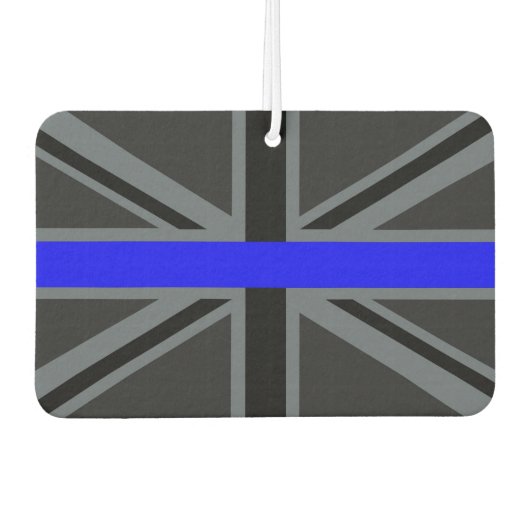 Stylish Thin Blue Line Union Jack Autolufterfrischer (Vorderseite)