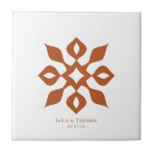 Stylish Thoughtful Wedding Gift Fliese (Vorderseite)