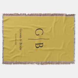 Stylish Throw Blanket for Wedding Favors Decke