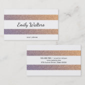 Stylish Tiles | Streifen Visitenkarte (Vorne/Hinten)