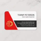 Stylish Trapezium Layer Business Owners Visitenkarte (Vorderseite)