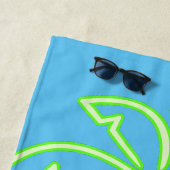 Stylish Trendy Palm Tree Strandtuch (Beispiel)