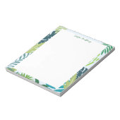 Stylish Typography Personalized Name Aesthetic Notizblock (Rotiert)