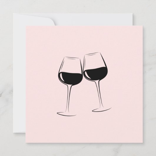 Stylish Typography Wine and Beer 30th Adult Party  Einladung (Rückseite)