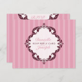 STYLISH UAWG REPLATTE: blühen Deluxe 2 RSVP Karte (Vorne/Hinten)