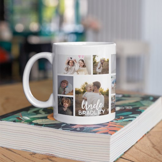 Stylish Uncle 15 Photo Collage Kaffeetasse