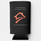 Stylish Unique Black Real Estate Agent Selters Dosenkühler (Vorderseite)