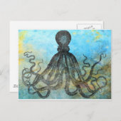 Stylish Vintage Postkarte (Vorne/Hinten)