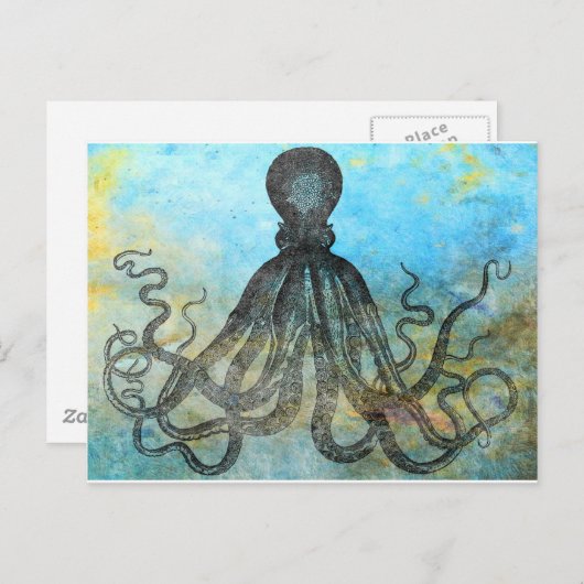 Stylish Vintage Postkarte (Vorne/Hinten)