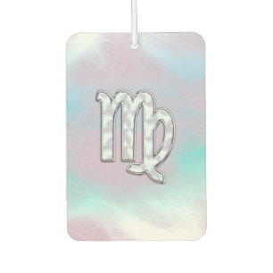 Stylish Virgo Zodiac Sign Nacre Mutter von Pearl Autolufterfrischer