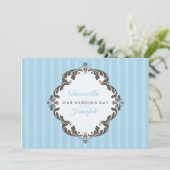 STYLISH WEDDING INVITAATIONS : blüh deluxe 1 Einladung (Stehend Vorderseite)