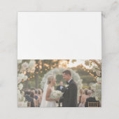 stylish wedding invitation and wedding celebration platzkarte (Außenseite Aufgefaltet)