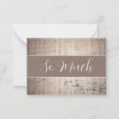 Stylish White Polka Dot Mitteilungskarte (Rückseite)