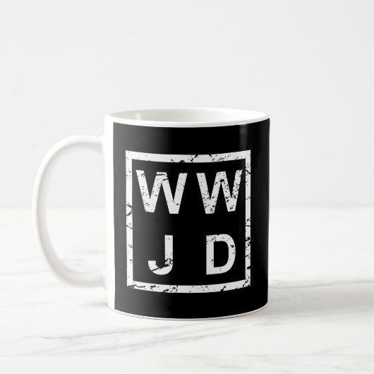 Stylish Wwjd Kaffeetasse (Links)