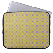 Stylish Yellow Geometric Design Laptopschutzhülle (Vorderseite)