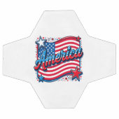 Stylishes Amerika Fußball (Flach)