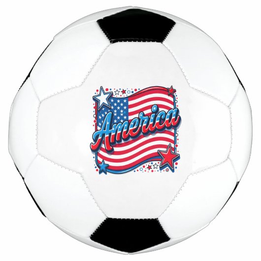Stylishes Amerika Fußball (Vorderseite)