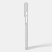 Stylishes einfaches graues Firmenlogo Apple Case-Mate iPhone Hülle (Rückseite / Links)