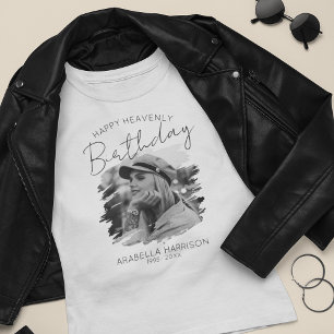 Stylishes Foto-Geburtstags-Gedenk-T-Shirt T-Shirt