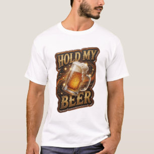 Stylishes HALT MEIN BIER Grafik-T-Shirt T-Shirt