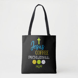 Stylishes JESUS Kaffee Pickleball Tasche