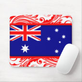 Stylisierte australische Flagge Mousepad (Mit Mouse)