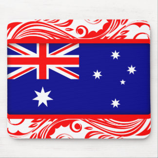 Stylisierte australische Flagge Mousepad