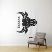 Stylisierte Bull-benutzerdefinierte Texttapeten Wandteppich (Beispiel)