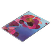 Stylisierte Burgundy Floral Notizblock (Linke Seite)