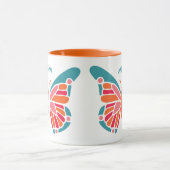 Stylisierte Butterfly-Tasse Tasse (Zentrum)