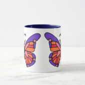 Stylisierte Butterfly-Tasse Tasse (Zentrum)