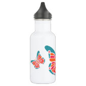 Stylisierte Butterfly Wasserflasche mit Monogramm (Links)