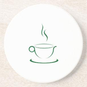 Stylisierte Coffee Tasse Untersetzer