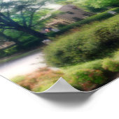 Stylisierte Eisen-Mike-Finale auf Matte-Leinwand Poster (Ecke)