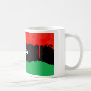 Stylisierte Flagge des Königreichs Libyen Kaffeetasse