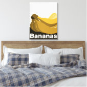 Stylisierte Gelbbananen Küche Leinwanddruck (Insitu (Schlafzimmer))
