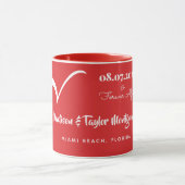 Stylisierte Heart-Tasse Tasse (Zentrum)