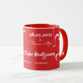 Stylisierte Heart-Tasse Tasse (VorderseiteRechts)