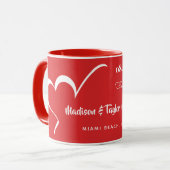 Stylisierte Heart-Tasse Tasse (Vorderseite Links)