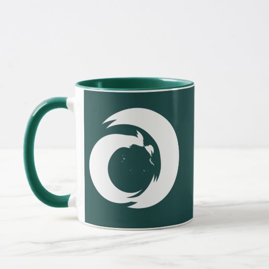 Stylisierte Letter "A" Monogram Tasse Moderne Kuns (Links)