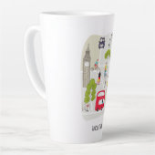 Stylisierte Map London Characters Sehenswürdigkeit Milchtasse (Linke Ecke)