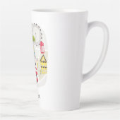 Stylisierte Map London Characters Sehenswürdigkeit Milchtasse (Rechts)