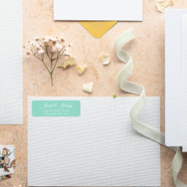 Stylisierte Namen für Hochzeiten in der Rücksendea