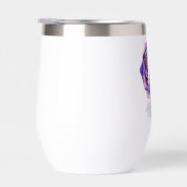 Stylisierte Oversified Rose - Platin Lila (Rechts)