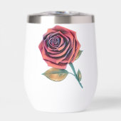 Stylisierte Oversified Rose - Vintag Red (Vorderseite)