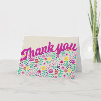 Stylisierte Protea Floral Block Print Millefleur