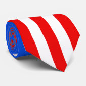 Stylisierte Puerto Rico Flag Krawatte (Gerollt)