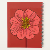 Stylisierte Red Poppy Personalisiert Planer (Rückseite)