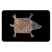 Stylisierte Schildkröte - Mimbres Pottery Design Magnet (Horizontal)