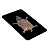 Stylisierte Schildkröte - Mimbres Pottery Design Magnet (Rechte Seite)